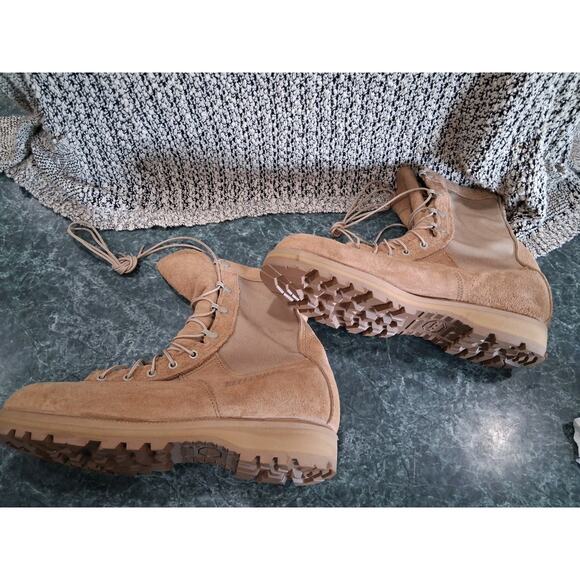 Belleville Gore-Tex Waterproof Military Combat Boots Tan Mens 11.5 W Lace Up USA main image 6